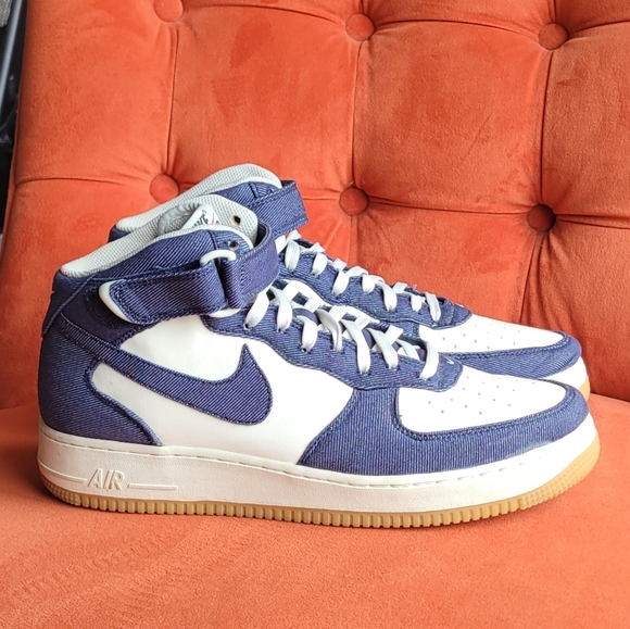Nike Air Force Mid “Denim Gum Men's Size